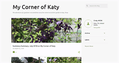 Desktop Screenshot of mycornerofkaty.com
