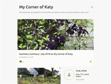 Tablet Screenshot of mycornerofkaty.com
